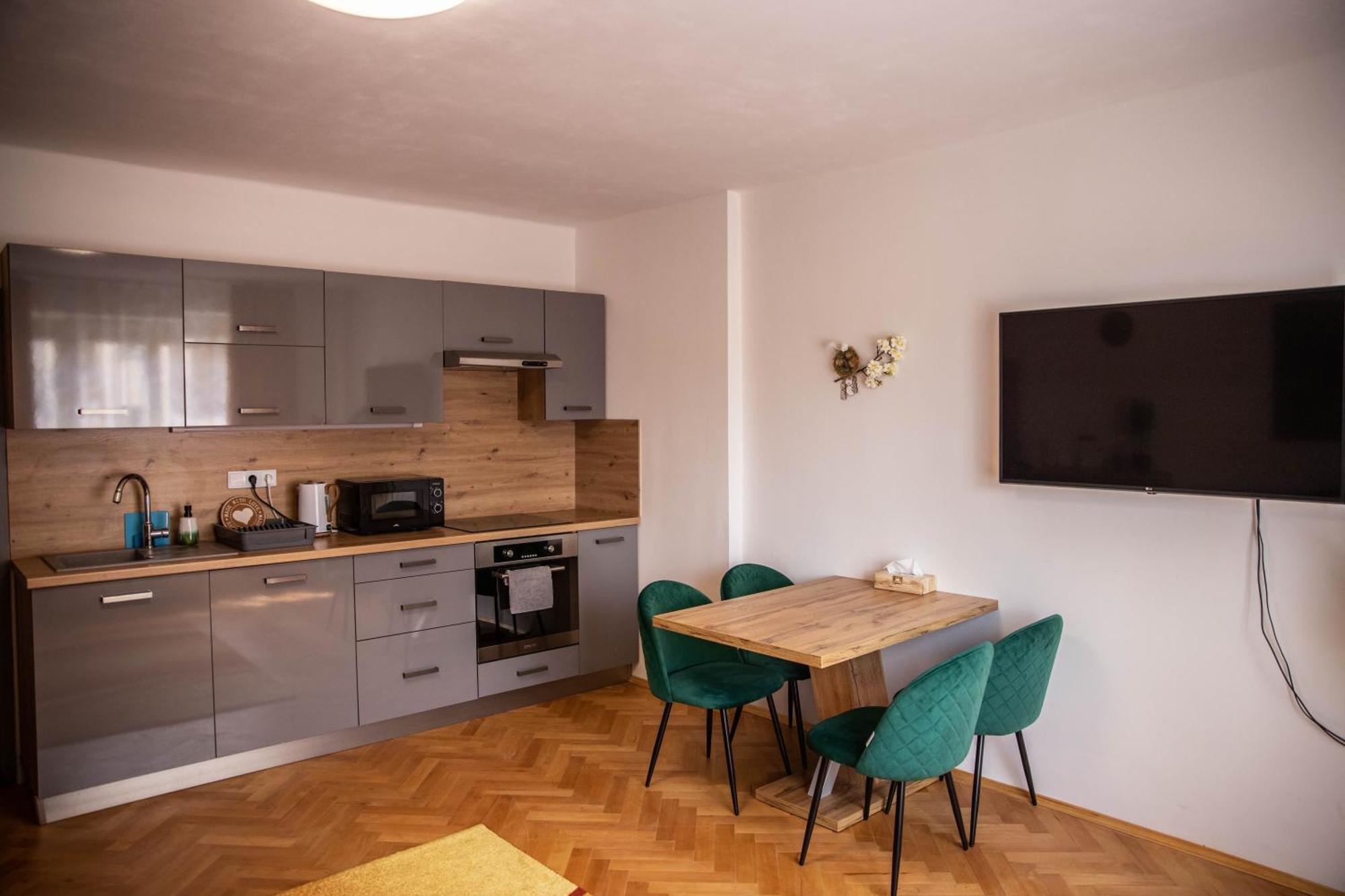 Prostorny Byt V Centru U Reky, 2 Loznice, Balkon Hradec Králové エクステリア 写真